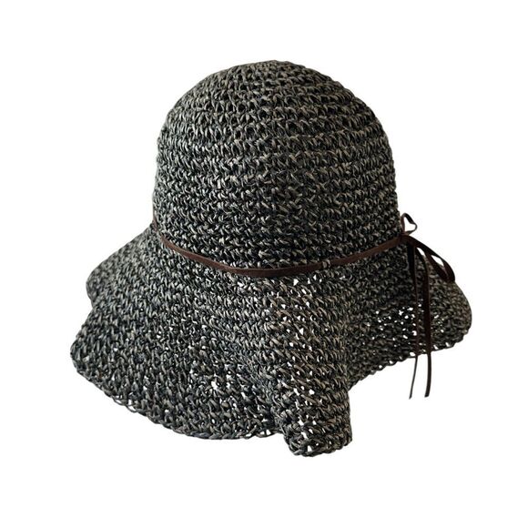 Cablo Camurie Wide Brim Woven Summer Floppy Hat - Picture 4 of 8